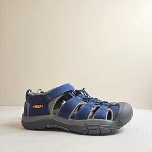 Keen Big Kids Size 1 Newport H2 Sandals Blue Depths Gargoyle 1009962 Hiking